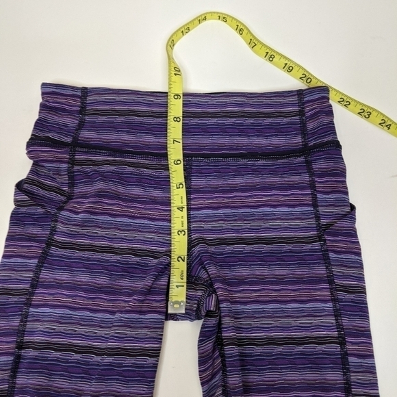 Lululemon Pace Rival Crop Space Dye Twist  Ultra Violet Purple Leggings - Picture 7 of 8